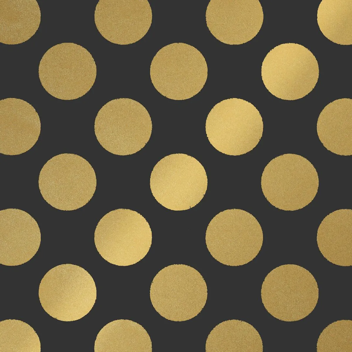 DecoWoerner Umweltfreundliches Geschenkpapier-Rolle Mit enen Punkten 50 Cm X 50 M gold