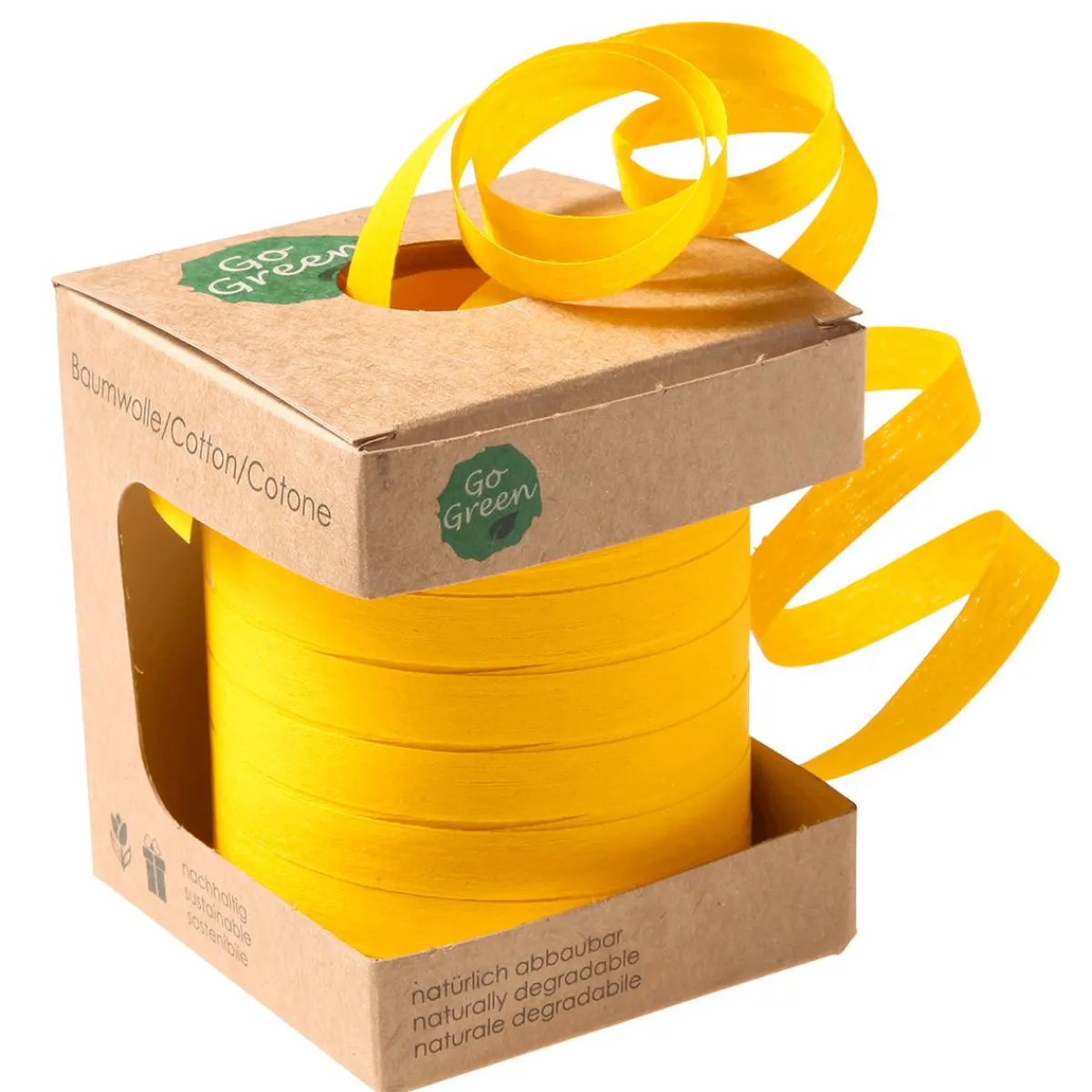 Outlet DecoWoerner Umweltfreundliches Rinand Aus Abbaubarem Material 10 Mm 100 M gelb