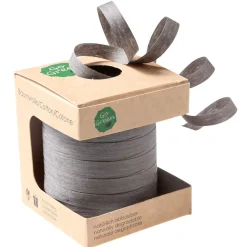 Online DecoWoerner Umweltfreundliches Ringelband 10 Mm 100 M Grau