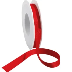 Sale DecoWoerner Umweltfreundliches Stoffband Aus Recyceltem Material 15 Mm 25 M rot