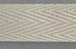 Outlet DecoWoerner Umweltfreundliches Stoffband Aus Recyceltem Material 15 Mm 25 M Creme weiß