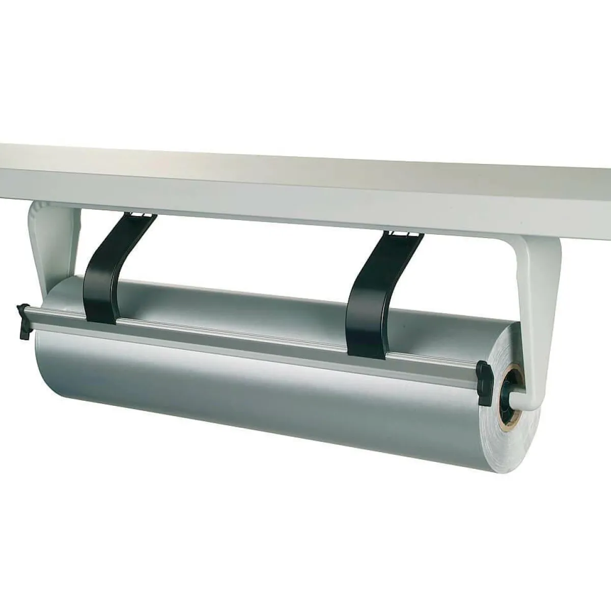 Online DecoWoerner Untertischabroller Papier "Standard" Rollenbreite 75 Cm Grau