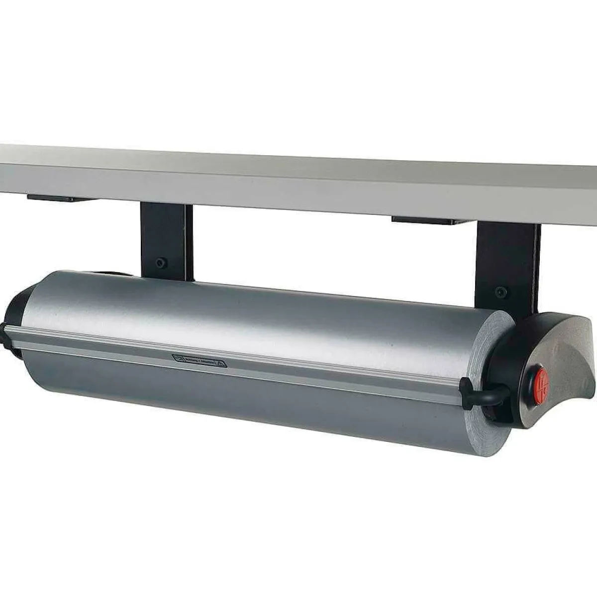 Hot DecoWoerner Untertisch-Abroller Papier Folie VARIO Rollenbreite 50 Cm schwarz