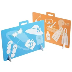 Clearance DecoWoerner Urlaubskoffer Deko Aufsteller 65 Cm mehrfarbig