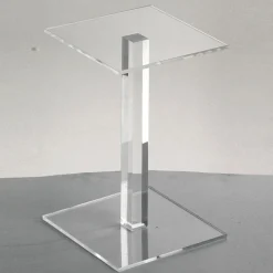 Hot DecoWoerner Vierkantsäule Aus Acryl 15 Cm Hoch transparent