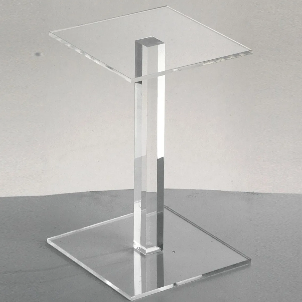 Hot DecoWoerner Vierkantsäule Aus Acryl 15 Cm Hoch transparent