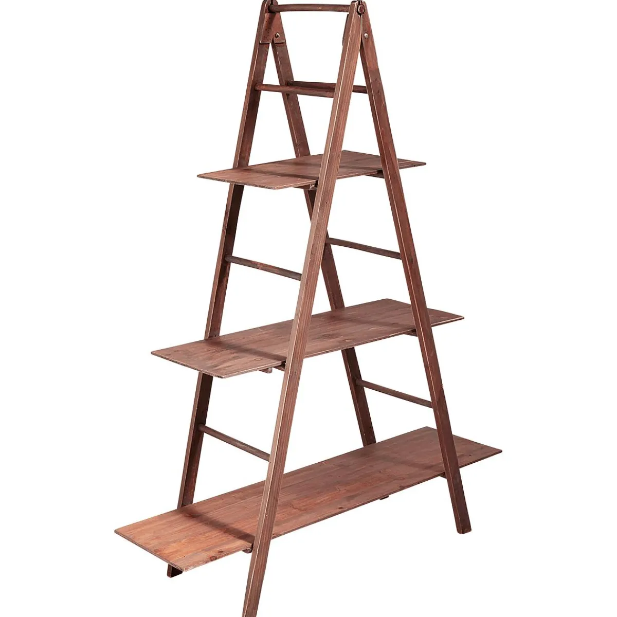 Sale DecoWoerner Vintage Leiter-Regal , 150 Cm Hoch braun