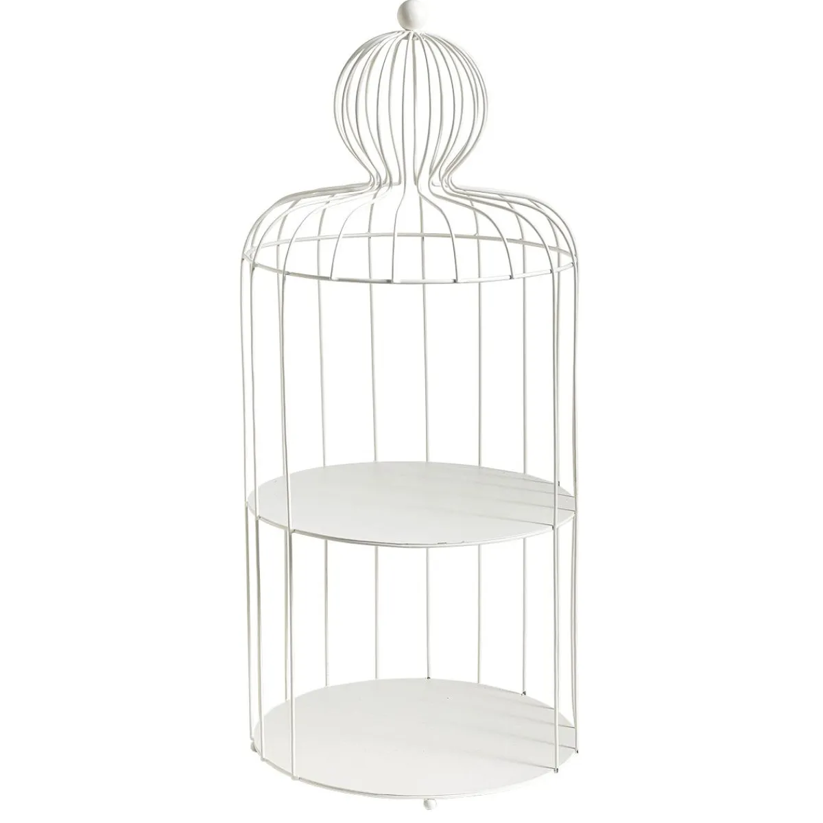 Outlet DecoWoerner Vogelkäfig-Regal 90 Cm Hoch weiß