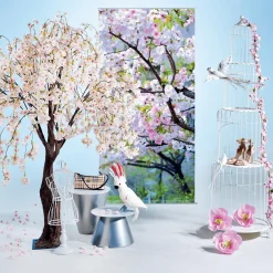 Discount DecoWoerner Vogelkäfig-Regal, 185 Cm, weiß