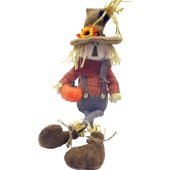 Outlet DecoWoerner Vogelscheuche Sitzend 50 Cm mehrfarbig