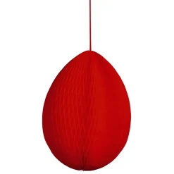 Outlet DecoWoerner Wabenei Rot, 80cm