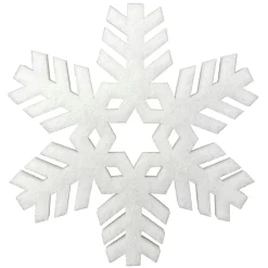 New DecoWoerner Watte Schneeflocke, 30 Cm Ø weiß