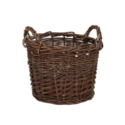 DecoWoerner Weidenkorb 26 Cm Ø braun