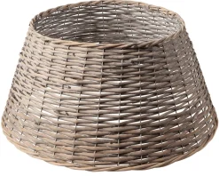 New DecoWoerner Weiden-Korb Christbaumring, 57 Cm Ø Grau