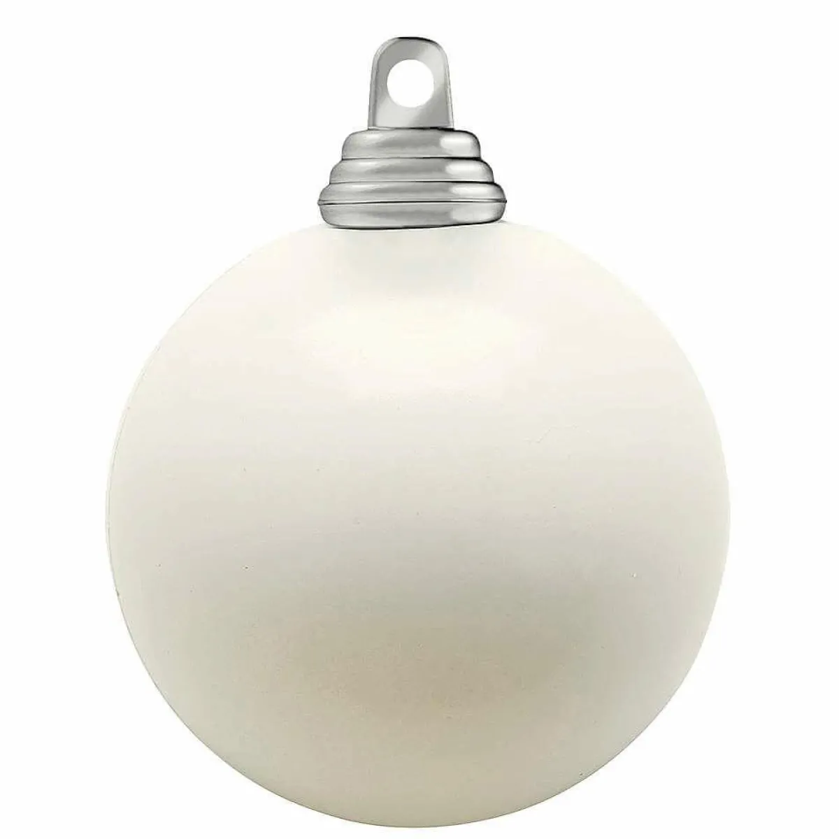 Sale DecoWoerner e, Glänzende Weihnachtskugeln Aus Schwer Entflammbarem Kunststoff, 6 Cm Ø – 24 Stück weiß