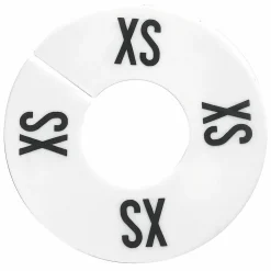 New DecoWoerner e Größenscheibe Mit Konfektionsgröße XS weiß