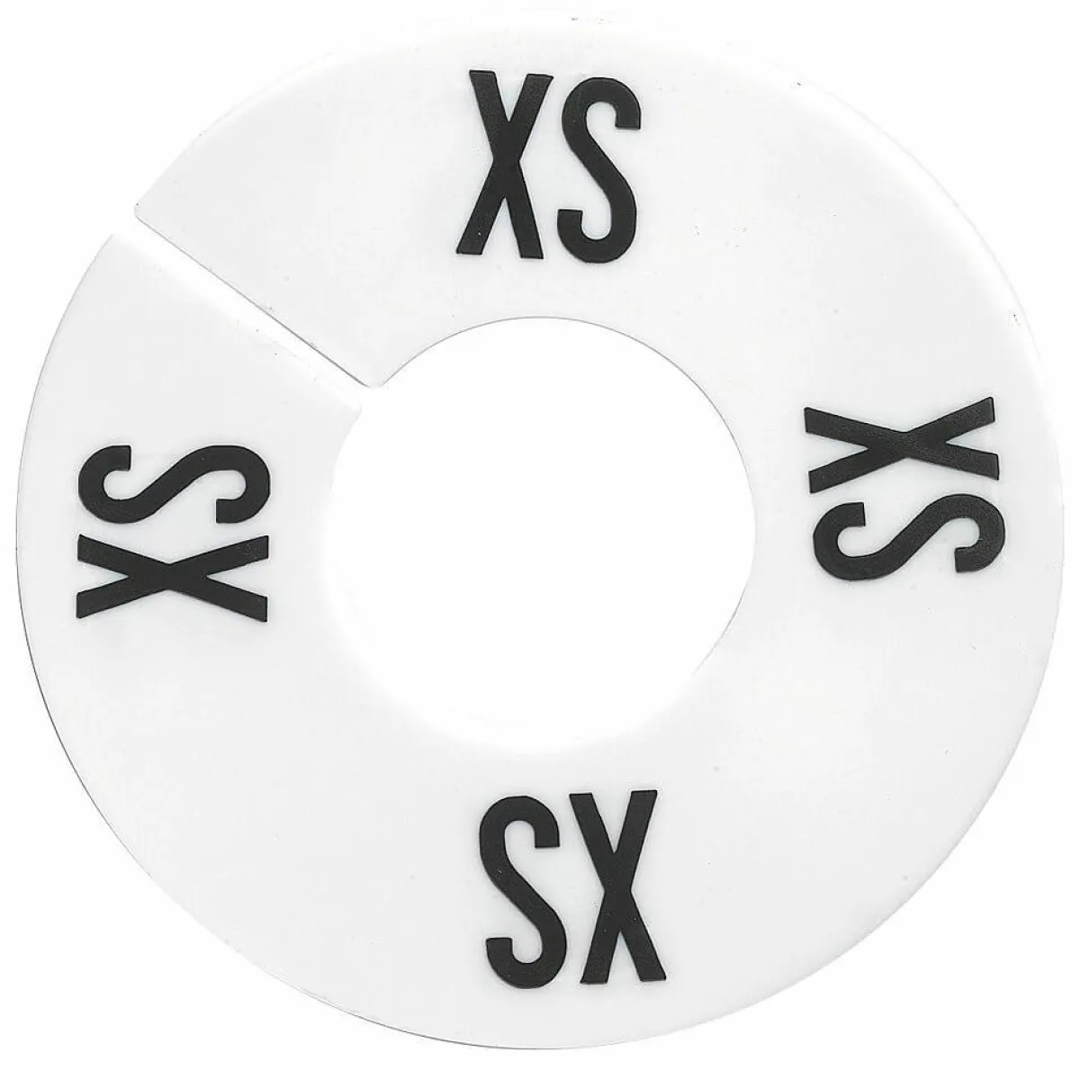 New DecoWoerner e Größenscheibe Mit Konfektionsgröße XS weiß