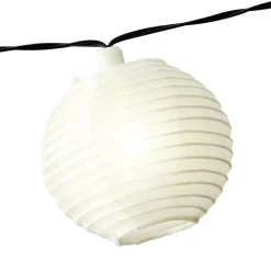 Hot DecoWoerner e Solar LED Lampion Lichterkette 450 Cm weiß