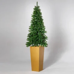Clearance DecoWoerner Weihnachtbaumständer Vase, 90 Cm Hoch gold