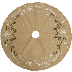 DecoWoerner Weihnachtsbaumdecke Ø 90 Cm braun