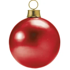 DecoWoerner Weihnachtskugel, 60 Cm Ø, , Gold rot