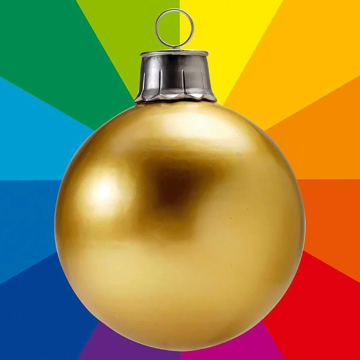 New DecoWoerner Weihnachtskugel 120 Cm Ø, Wunschfarbe