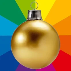 Best DecoWoerner Weihnachtskugel 150 Cm Ø, Wunschfarbe