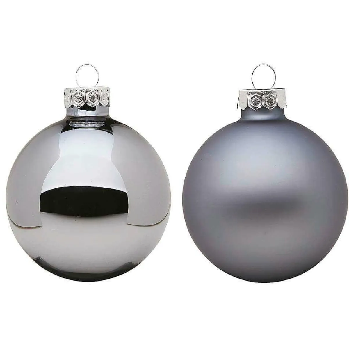 Outlet DecoWoerner Weihnachtskugel Aus Glas 6 Cm, Steinblau, 10 Stück mehrfarbig