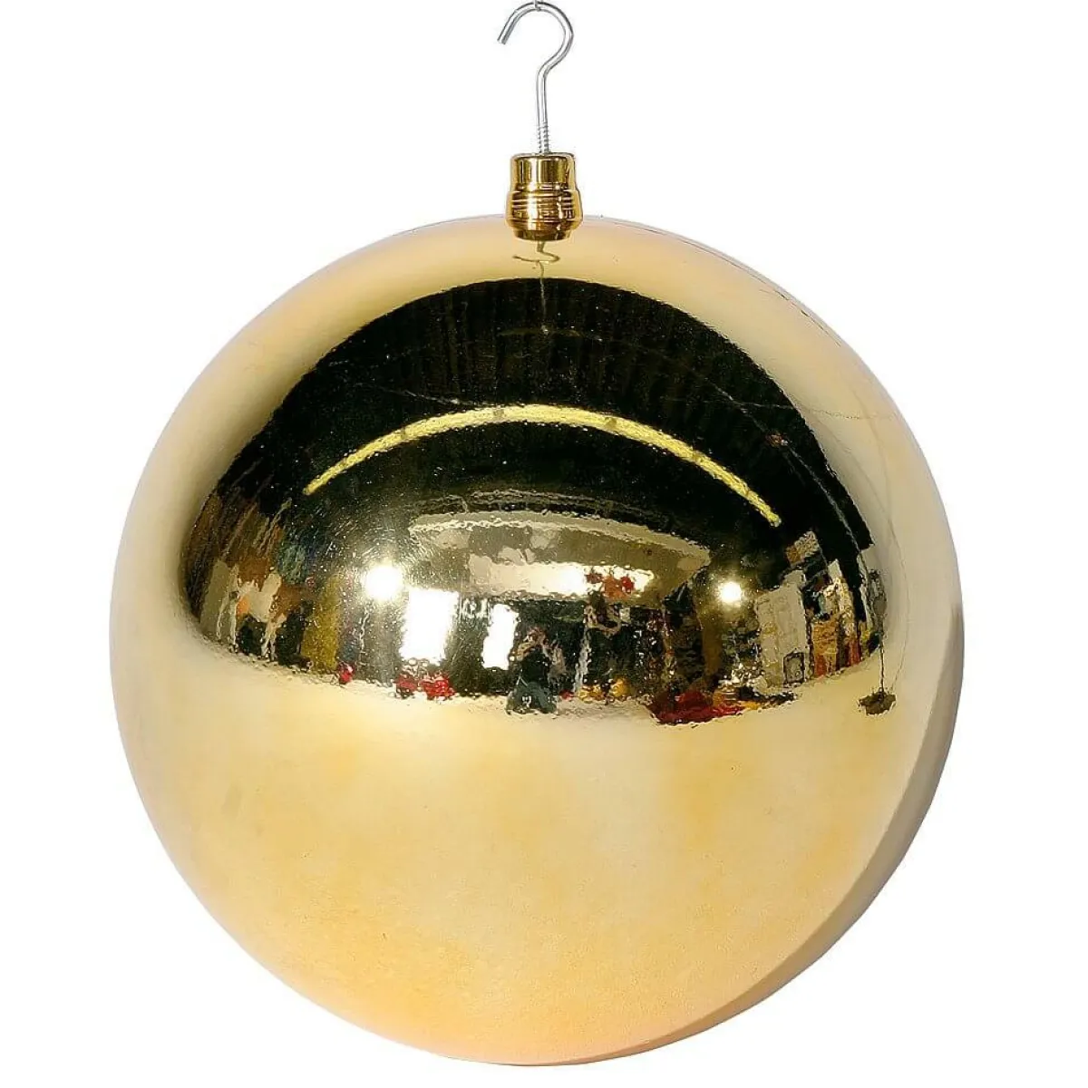 Best DecoWoerner Weihnachtskugel XXL Glänzend, 50 Cm gold
