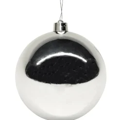 Sale DecoWoerner Weihnachtskugel XXL Glänzend, 40 Cm silber