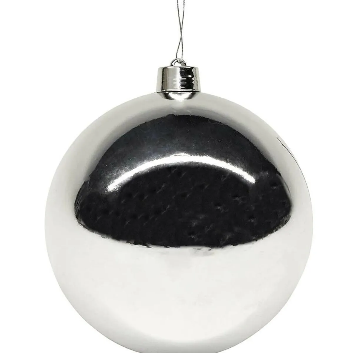 Sale DecoWoerner Weihnachtskugel XXL Glänzend, 40 Cm silber