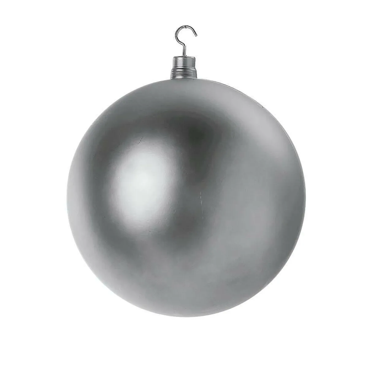 New DecoWoerner Weihnachtskugel XXL Matt, 40 Cm silber