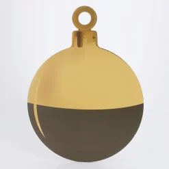 New DecoWoerner Weihnachtskugel-Display 51 X 67 Cm Gold schwarz
