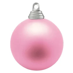 Online DecoWoerner Weihnachtskugeln Aus Schwer Entflammbarem Kunststoff Pink Matt rosa