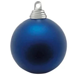 Outlet DecoWoerner Weihnachtskugeln Aus Schwer Entflammbarem Kunststoff Matt blau