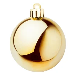 New DecoWoerner Weihnachtskugel-Set Aus Kunststoff 100tlg. 3 – 6 Cm Ø gold