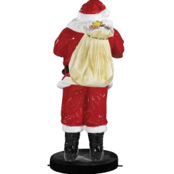 Hot DecoWoerner Weihnachtsmann Aus Fiberglas 180 Cm rot