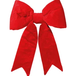 Hot DecoWoerner Weihnachts-Schleife Samt 40 Cm Lang rot