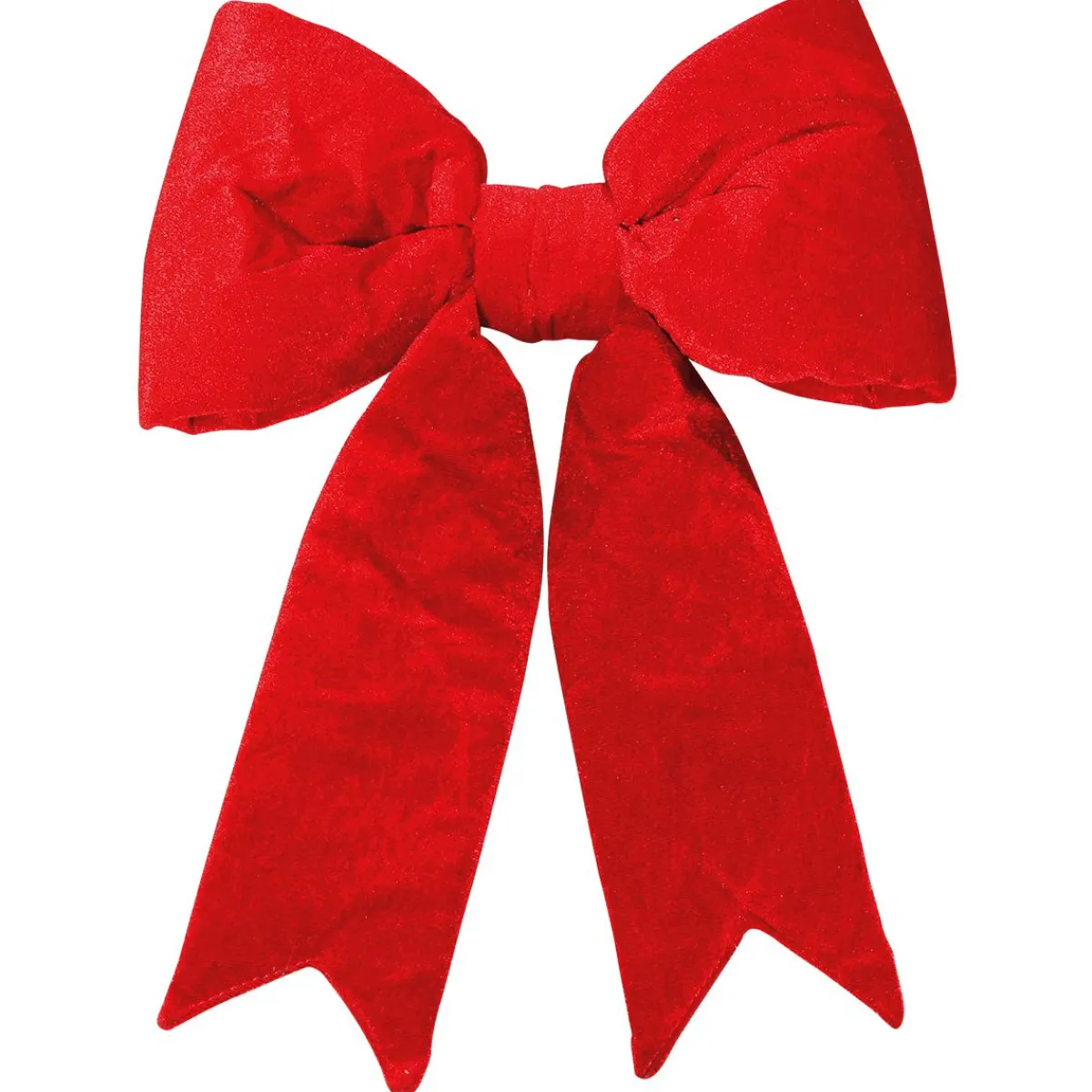 Hot DecoWoerner Weihnachts-Schleife Samt 40 Cm Lang rot