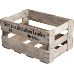 Sale DecoWoerner Weinkiste Original 46x31x25 Cm braun