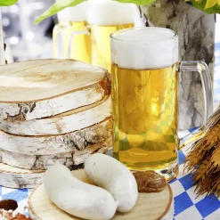 Discount DecoWoerner wurstpaar Mit Senf Lebensmittel-Attrappen weiß
