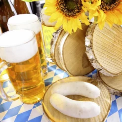 Discount DecoWoerner wurstpaar Mit Senf Lebensmittel-Attrappen weiß