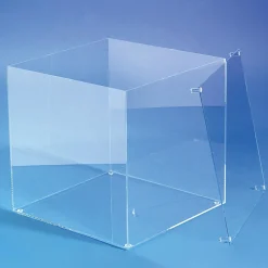 DecoWoerner Würfelbox Mit Deckel 40 X 40 Cm transparent