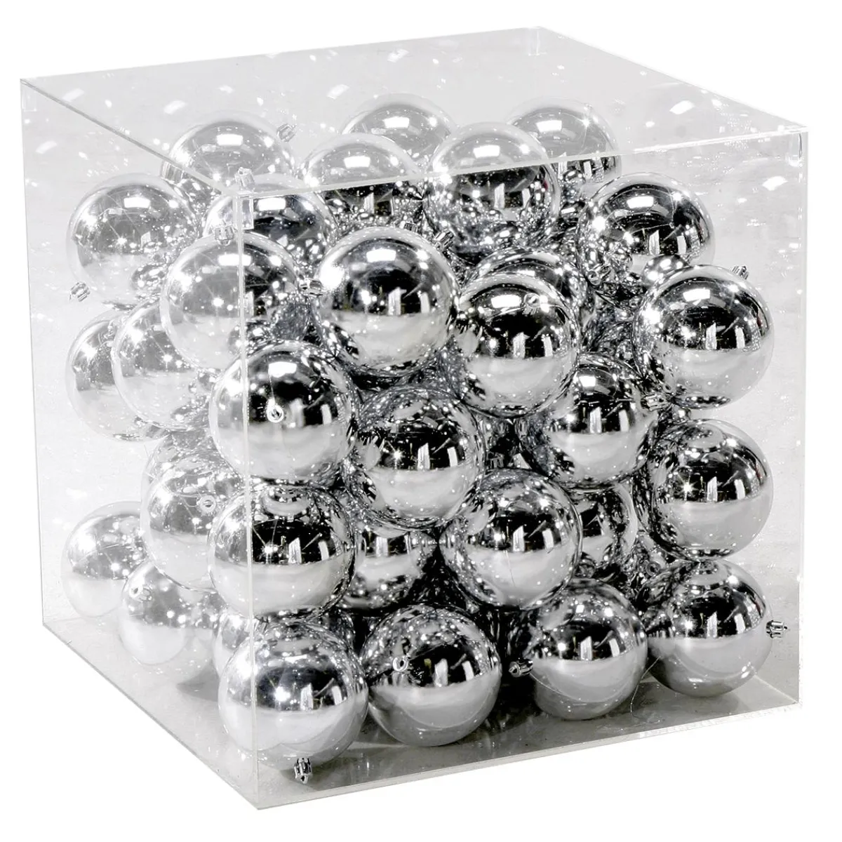 Clearance DecoWoerner Würfelbox Mit Deckel 30 X 30 Cm transparent