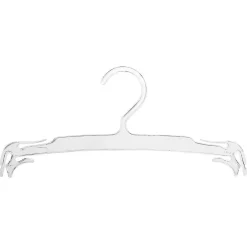 Discount DecoWoerner Wäschebügel 27 Cm, 10 Stück transparent