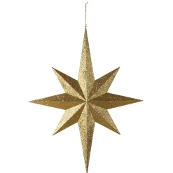Best DecoWoerner XXL Deko Stern 80 Cm gold