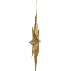 Best DecoWoerner XXL Deko Stern 80 Cm gold