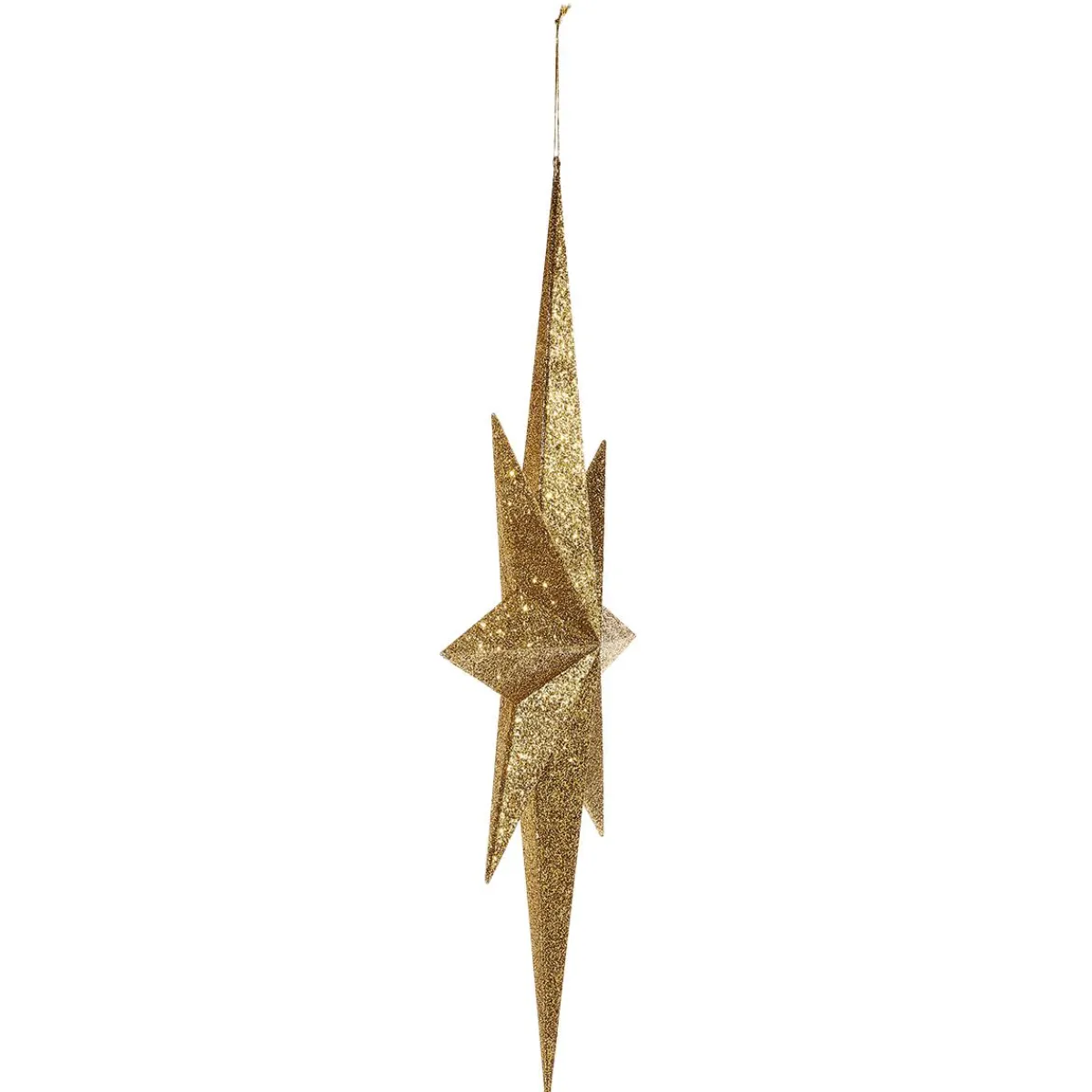 Best DecoWoerner XXL Deko Stern 80 Cm gold