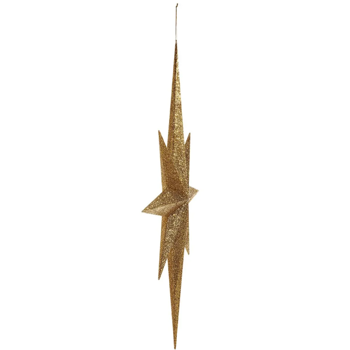 DecoWoerner XXL Deko Stern 100 Cm gold