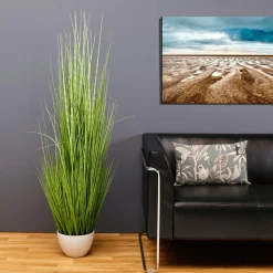 Online DecoWoerner XXL Deko-Tigergras Im Weißen Topf 150 Cm grün